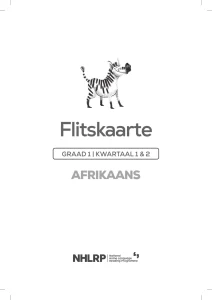 Gr 1 Term 1 & 2 2026 NHLRP HL Afrikaans Flashcards