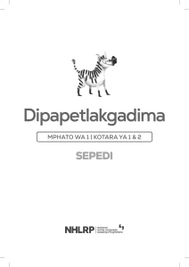 Gr 1 Term 1 & 2 2026 NHLRP HL Sepedi Flashcards