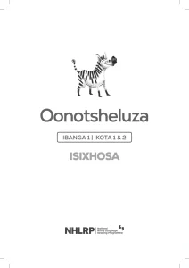 Gr 1 Term 1 & 2 2026 NHLRP HL isiXhosa Flashcards