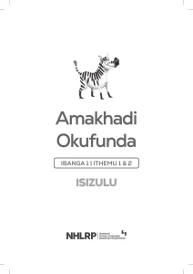 Gr 1 Term 1 & 2 2026 NHLRP HL isiZulu Flashcards