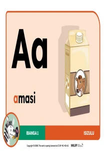 Gr 1 Term 1 & 2 2026 NHLRP HL isiZulu Phonics Frieze