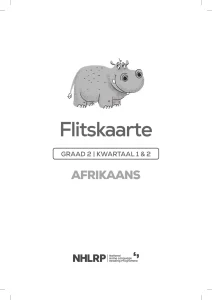 Gr 2 Term 1 & 2 2026 NHLRP HL Afrikaans Flashcards