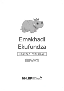 Gr 2 Term 1 & 2 2026 NHLRP HL Siswati Flashcards