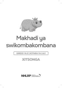 Gr 2 Term 1 & 2 2026 NHLRP HL Xitsonga Flashcards