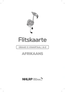 Gr 3 Term 1 & 2 2026 NHLRP HL Afrikaans Flashcards
