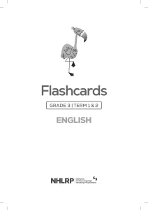 Gr 3 Term 1 & 2 2026 NHLRP HL English Flashcards