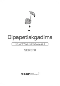 Gr 3 Term 1 & 2 2026 NHLRP HL Sepedi Flashcards
