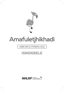 Gr 3 Term 1 & 2 2026 NHLRP HL isiNdebele Flashcards