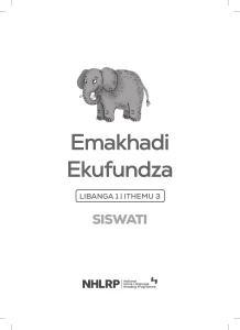 Gr 1 Term 3 2026 NHLRP HL Siswati Flashcards