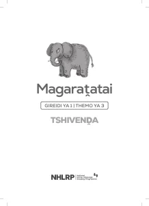 Gr 1 Term 3 2026 NHLRP HL Tshivenda Flashcards