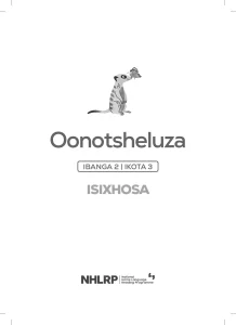 Gr 2 Term 3 2026 NHLRP HL isiXhosa Flashcards