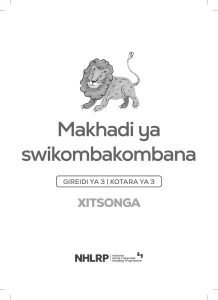 Gr 3 Term 3 2026 NHLRP HL Xitsonga Flashcards