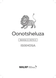 Gr 3 Term 3 2026 NHLRP HL isiXhosa Flashcards